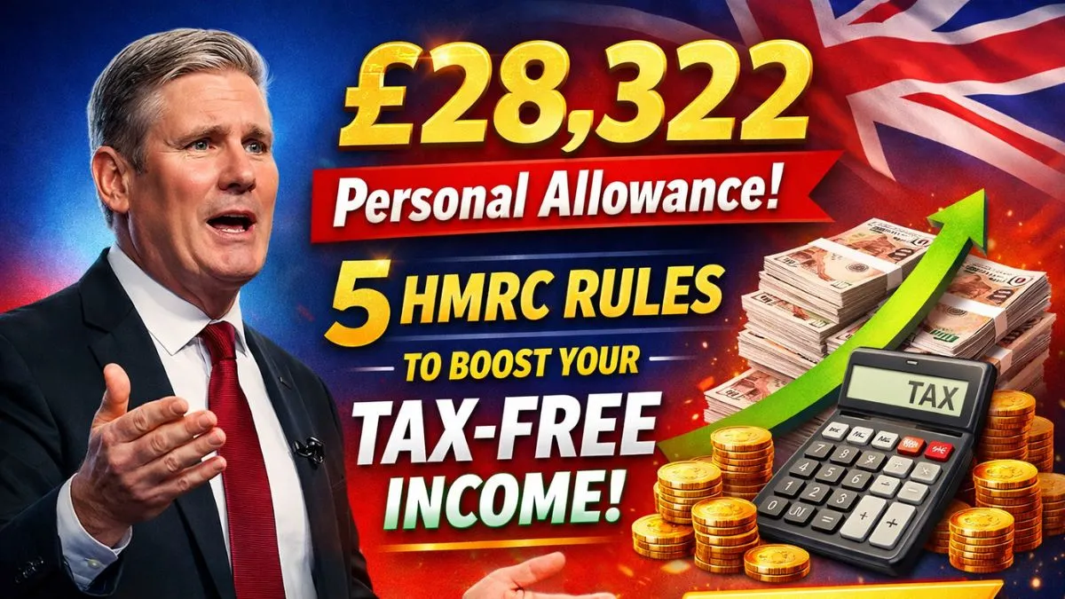 £28,322 Personal Allowance: 5 HMRC Rules That Can Increase Your Tax-Free Income