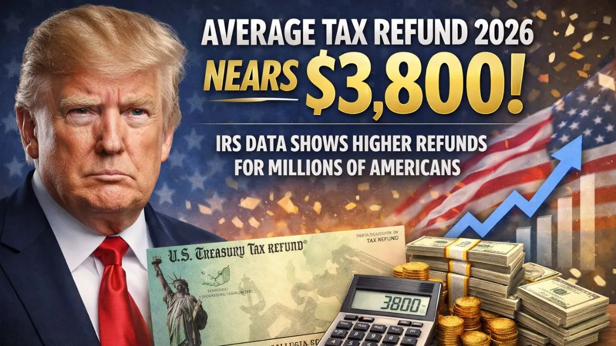 Average Tax Refund 2026 Nears $3,800: IRS Data Shows Higher Refunds for Millions of Americans