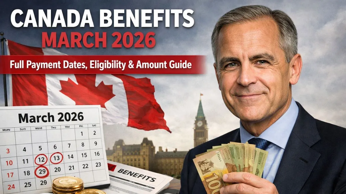 Canada Benefits March 2026: Full Payment Dates, Eligibility & Amount Guide