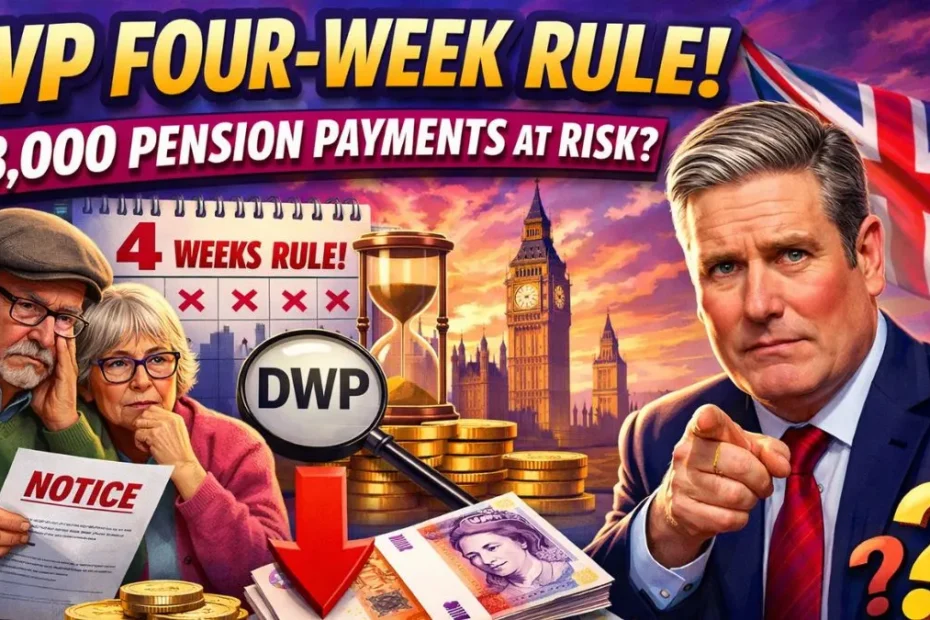 DWP Four-Week Rule: How the New Pension Rule Could Affect £18,000 Payments for UK Pensioners