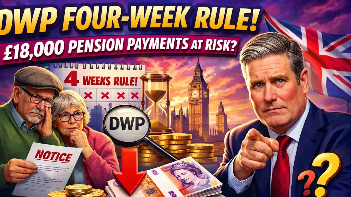DWP Four-Week Rule: How the New Pension Rule Could Affect £18,000 Payments for UK Pensioners