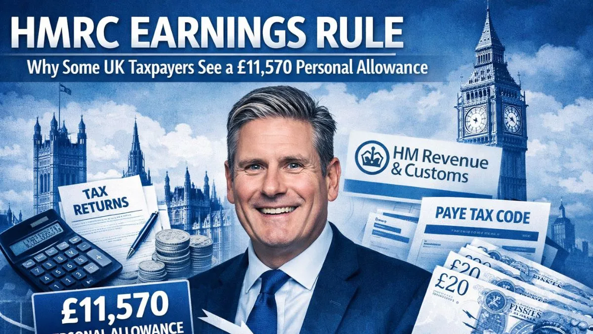 HMRC Earnings Rule: Why Some UK Taxpayers See a £11,570 Personal Allowance