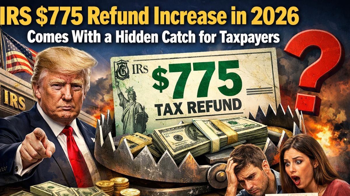 IRS $775 Refund Increase in 2026 Comes With a Hidden Catch for Taxpayers