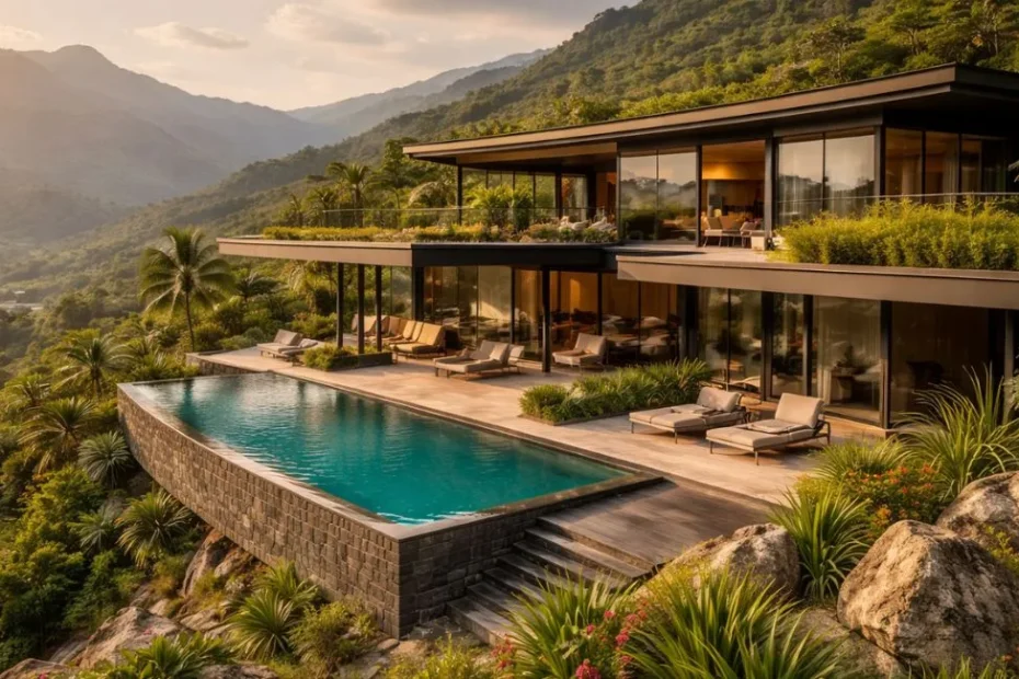 La Miradora House: Ett hem i Ecuador som följer landskapet