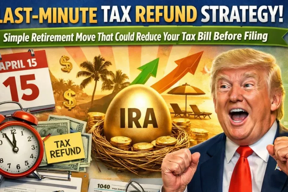 Last-Minute Tax Refund Strategy: Simple Retirement Move That Could Reduce Your Tax Bill Before Filing