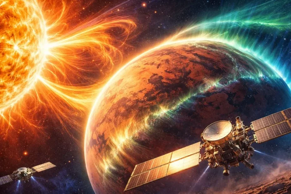 Mars Solar Storm: ESA-sonder bevittnar extrem rymdstorm på Röda planeten