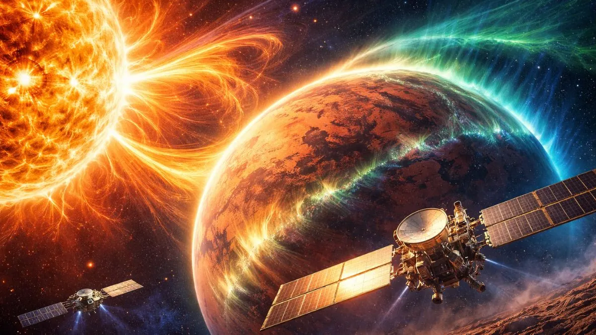 Mars Solar Storm: ESA-sonder bevittnar extrem rymdstorm på Röda planeten