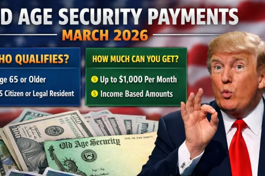 Old Age Security Payments March 2026: Who Qualifies and How Much You Can Get
