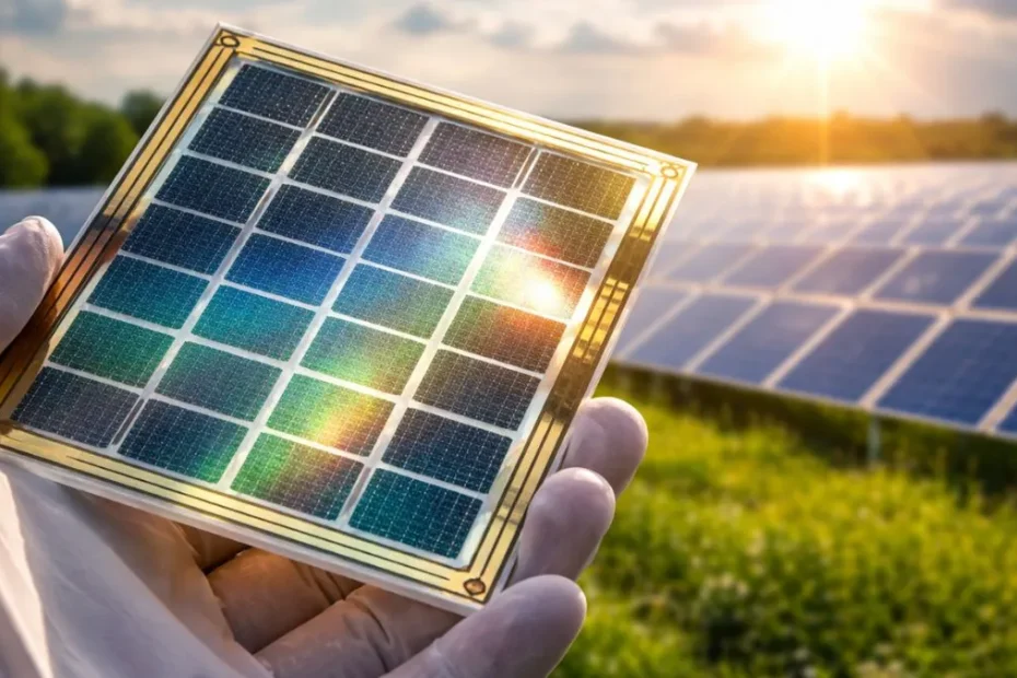 Perovskite Solpaneler: Forskare når rekordeffektivitet i nytt solcellsgenombrott