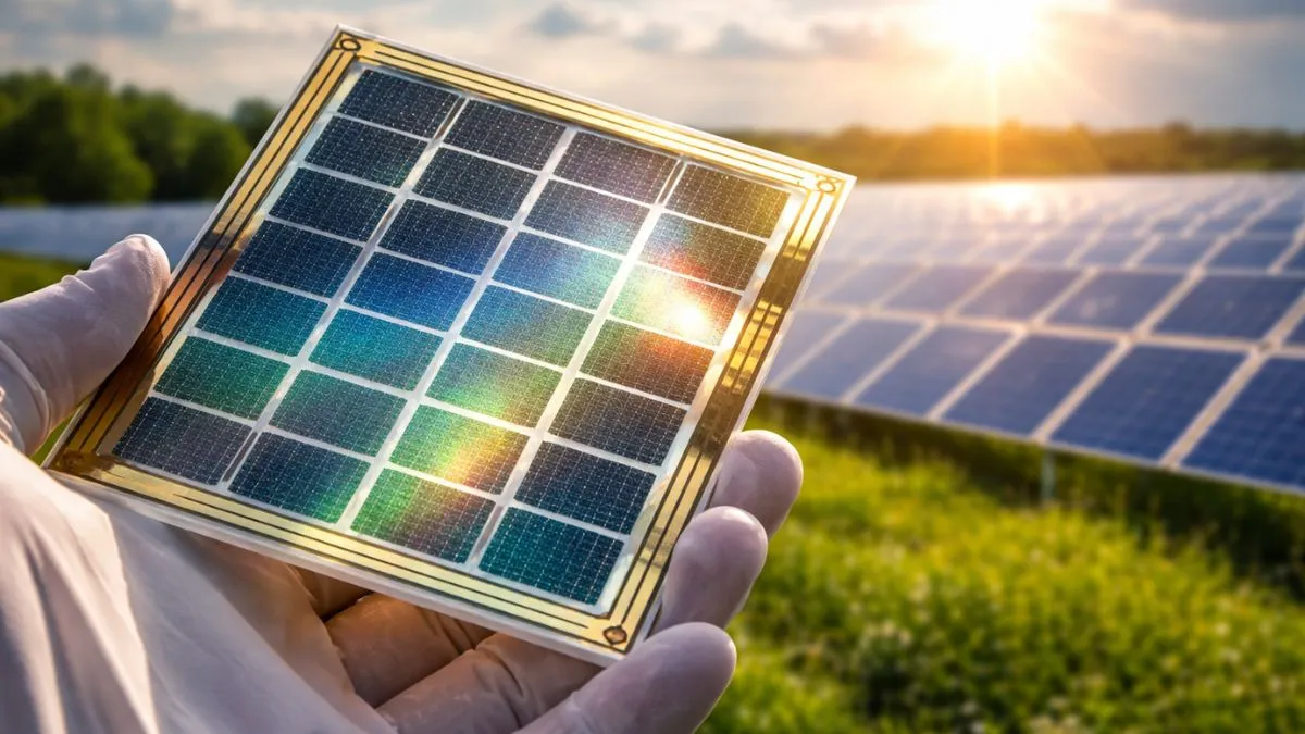 Perovskite Solpaneler: Forskare når rekordeffektivitet i nytt solcellsgenombrott