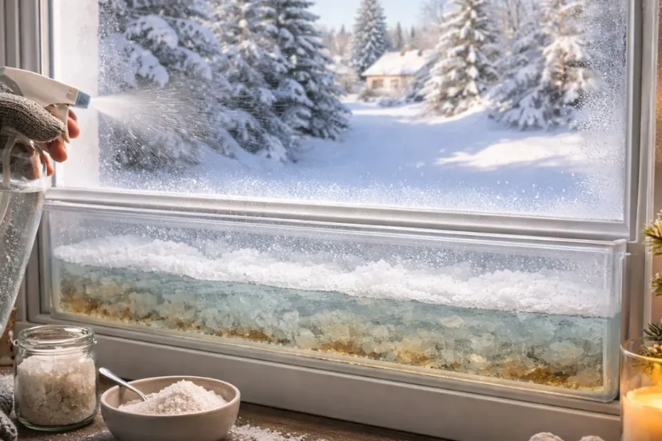 Saltvattenfönster-trick: En enkel vinterlösning som fungerar lika bra som aluminiumfolie på sommaren