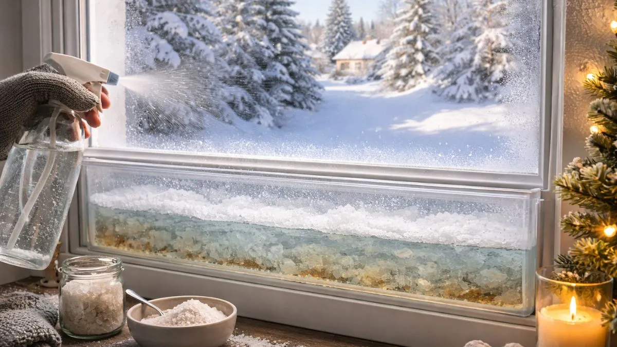 Saltvattenfönster-trick: En enkel vinterlösning som fungerar lika bra som aluminiumfolie på sommaren