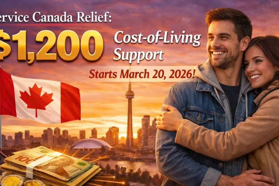 Service Canada Relief: $1,200 Cost‑of‑Living Support Starts March 20, 2026