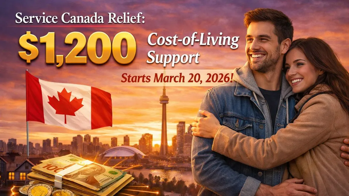 Service Canada Relief: $1,200 Cost‑of‑Living Support Starts March 20, 2026