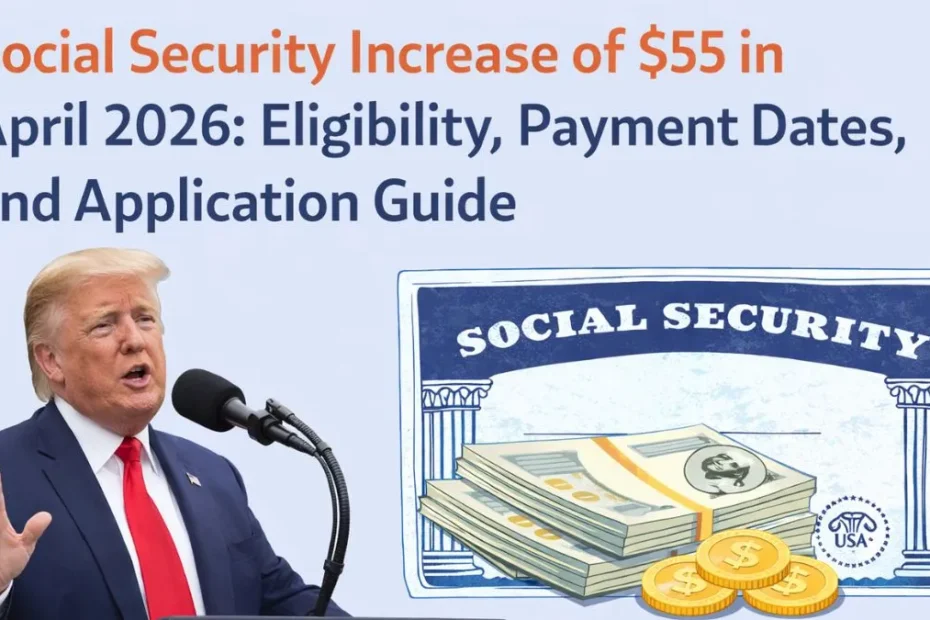 Social Security Increase of $55 in April 2026: Eligibility, Payment Dates, and Application Guide