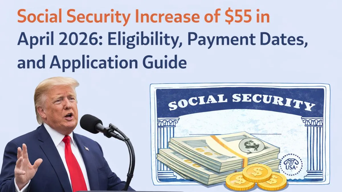Social Security Increase of $55 in April 2026: Eligibility, Payment Dates, and Application Guide