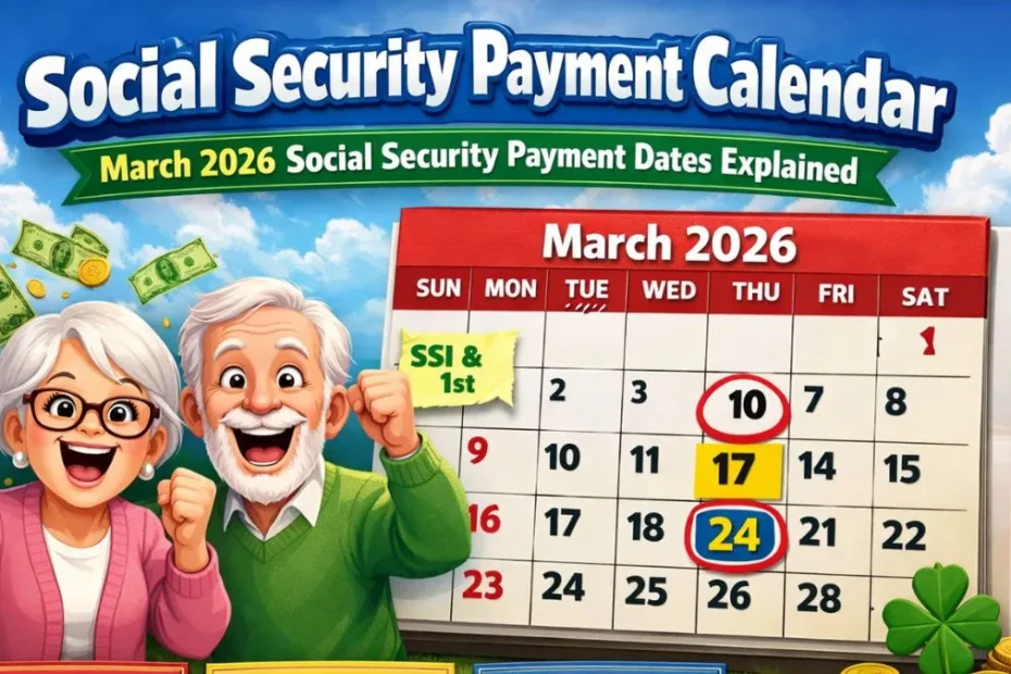 Social Security Payment Calendar: March 2026 Social Security Payment Dates Explained