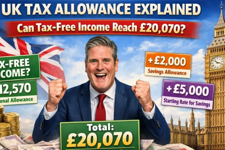 UK Tax Allowance Explained: Can Tax-Free Income Reach £20,070?