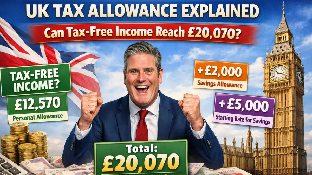 UK Tax Allowance Explained: Can Tax-Free Income Reach £20,070?