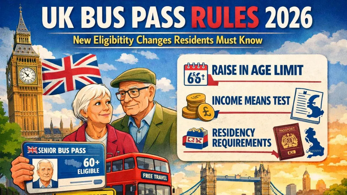 UK Bus Pass Rules 2026: New Eligibility Changes Residents Must Know
