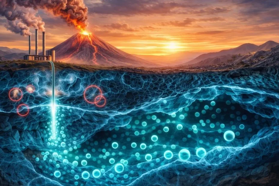 Underground CO2 Storage: Röntgen avslöjar hur vulkaniska bergarter kan lagra kol