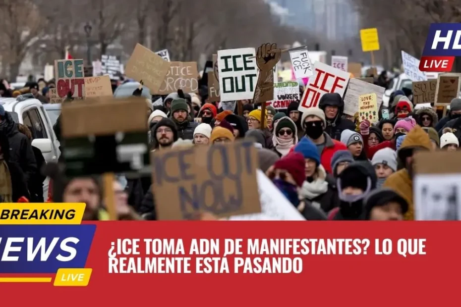 ¿ICE toma ADN de manifestantes? Lo que realmente está pasando
